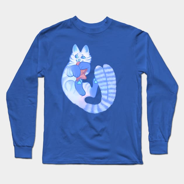 Nekomata Treats Long Sleeve T-Shirt by CuriousNature